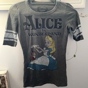 Alice In Wonderland 3/4 length tee
